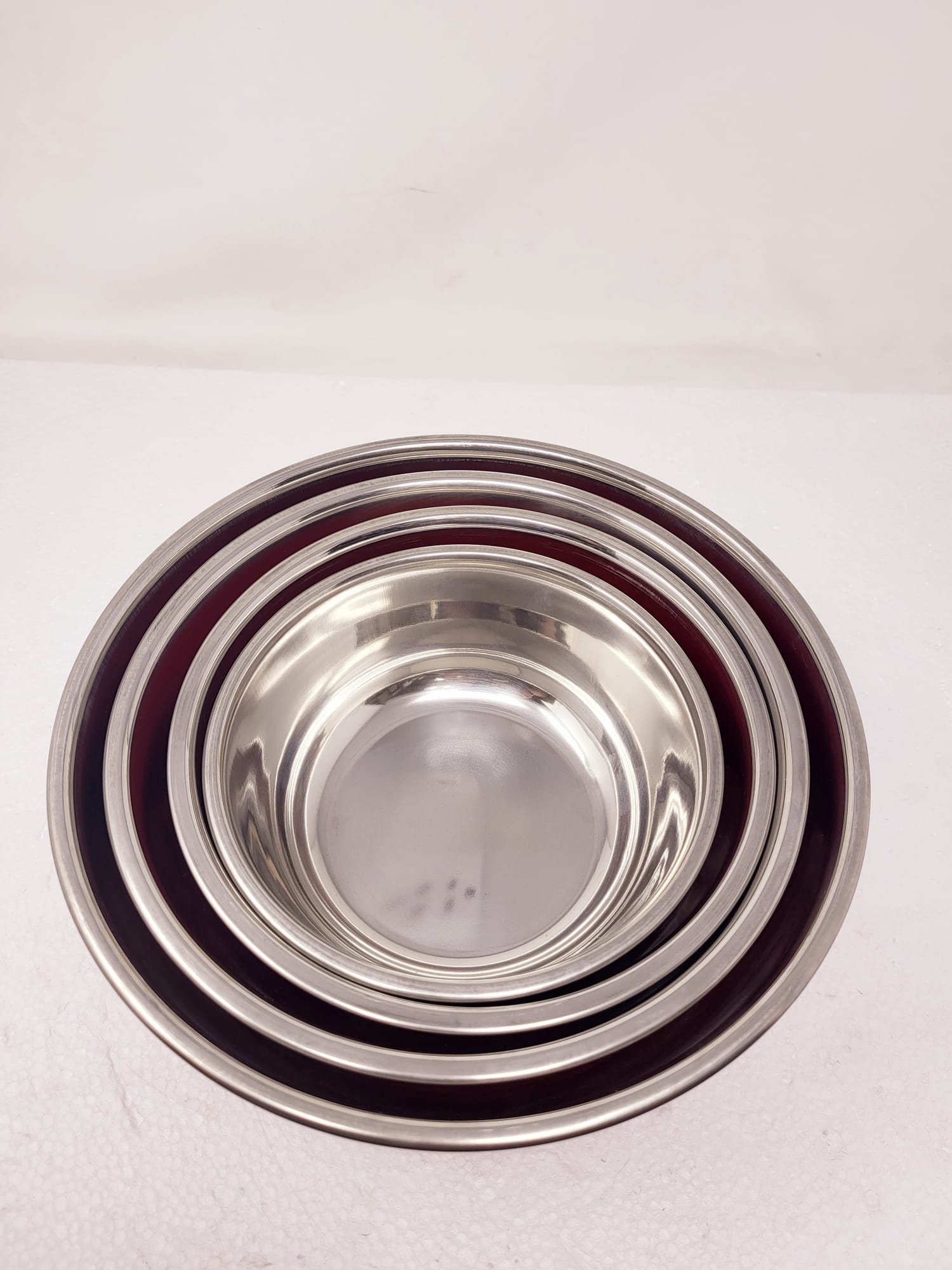 Premium Tabakh Stainless Steel Mixing Bowls Set - 4 Piece Kitchen Essentials for Baking, Mixing & Food Prep - Durable & Rust-Proof for Home & Restaurant Use