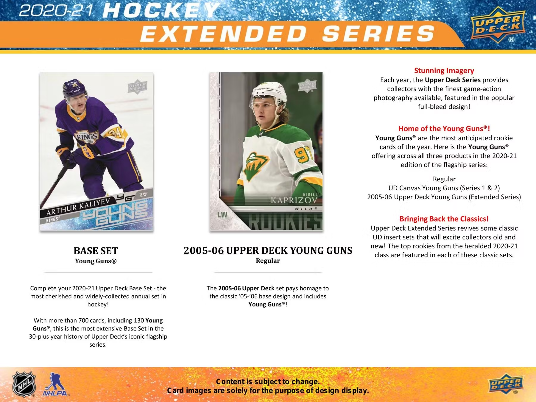 2020-21 Upper Deck Extended Hockey Blaster Box - 8 Packs, 32 Cards - Collectible NHL Trading Cards for Hockey Fans & Collectors - Perfect for Gifts, Game Nights & Card Trading Events