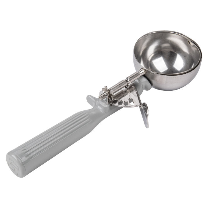 Vollrath #8 Gray Handle 4 Oz Disher Scoop - Perfect for Cookie Dough, Ice Cream & Portion Control in Commercial Kitchens & Bakeries