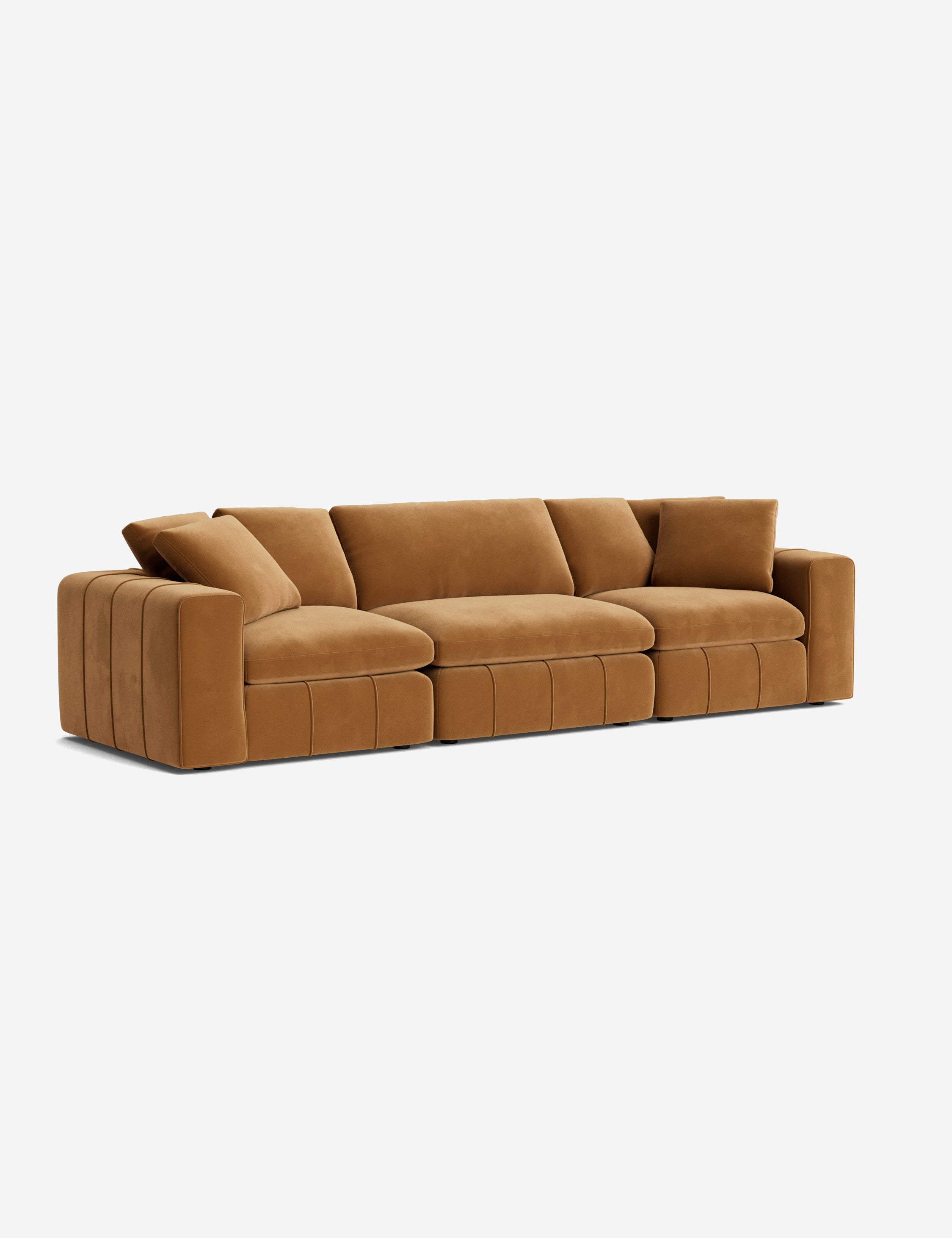 Capella Sofa - Modern Comfortable Living Room Couch for Small Spaces, Home & Office Use