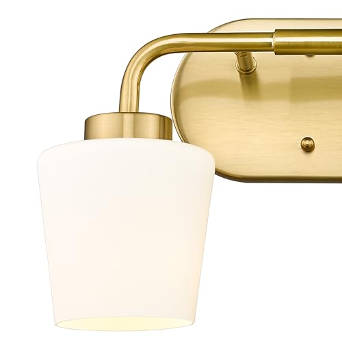 Gold, Milk White Glass