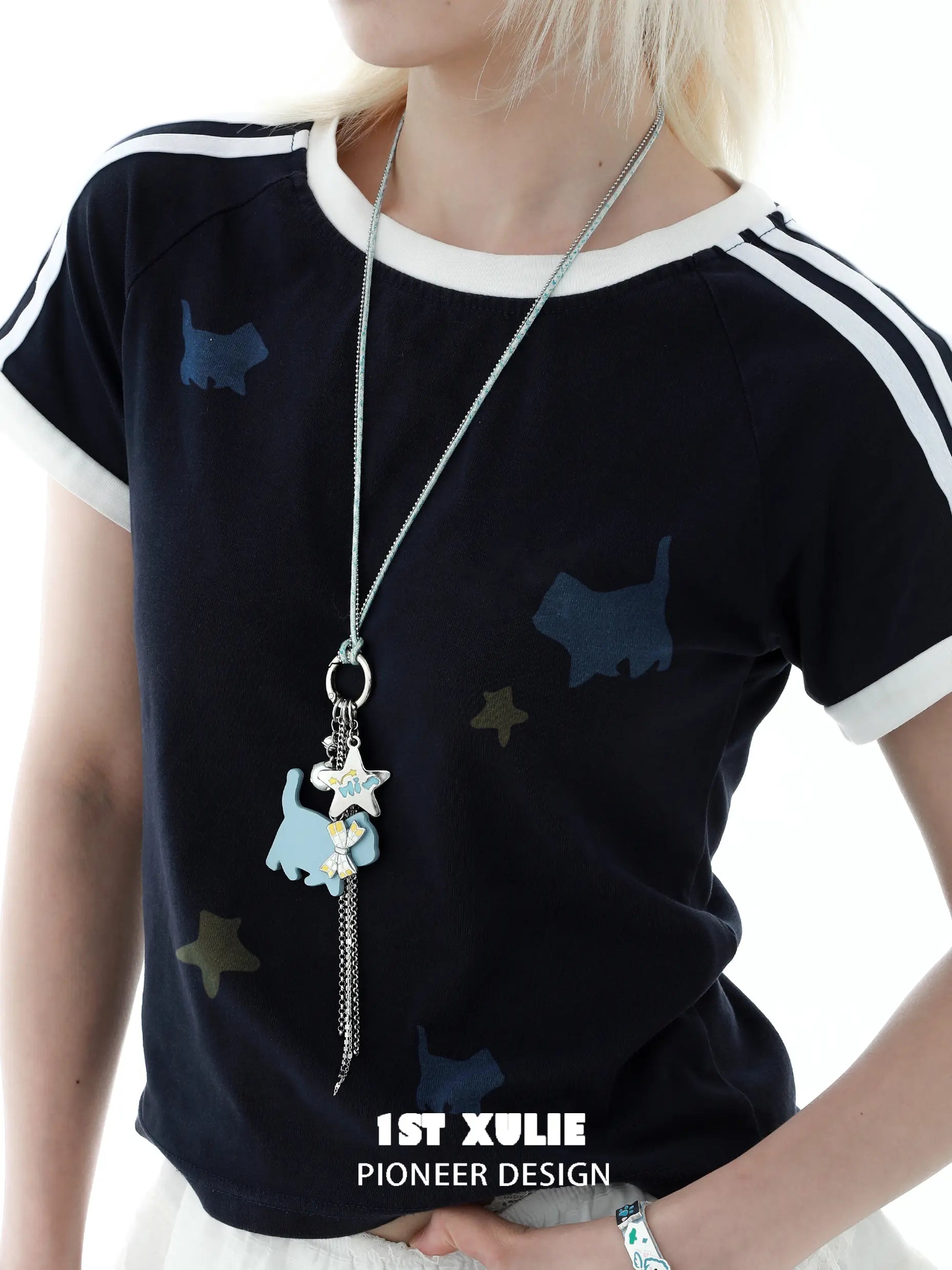 18k Platinum Plated Puppy Keychain Necklace - Detachable Multi-Functional Jewelry for Women | Perfect Gift for Dog Lovers, Birthday & Anniversary (Angel Cuties Brand)