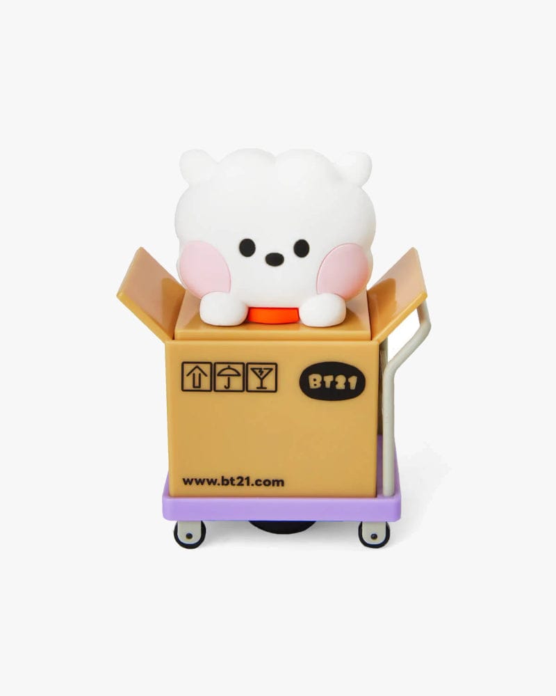 BT21 RJ Mini Privacy Rolling Stamp - Self Inking Address Stamp for Envelopes, Letters & Packages - Perfect for Mailing, Scrapbooking & DIY Crafts