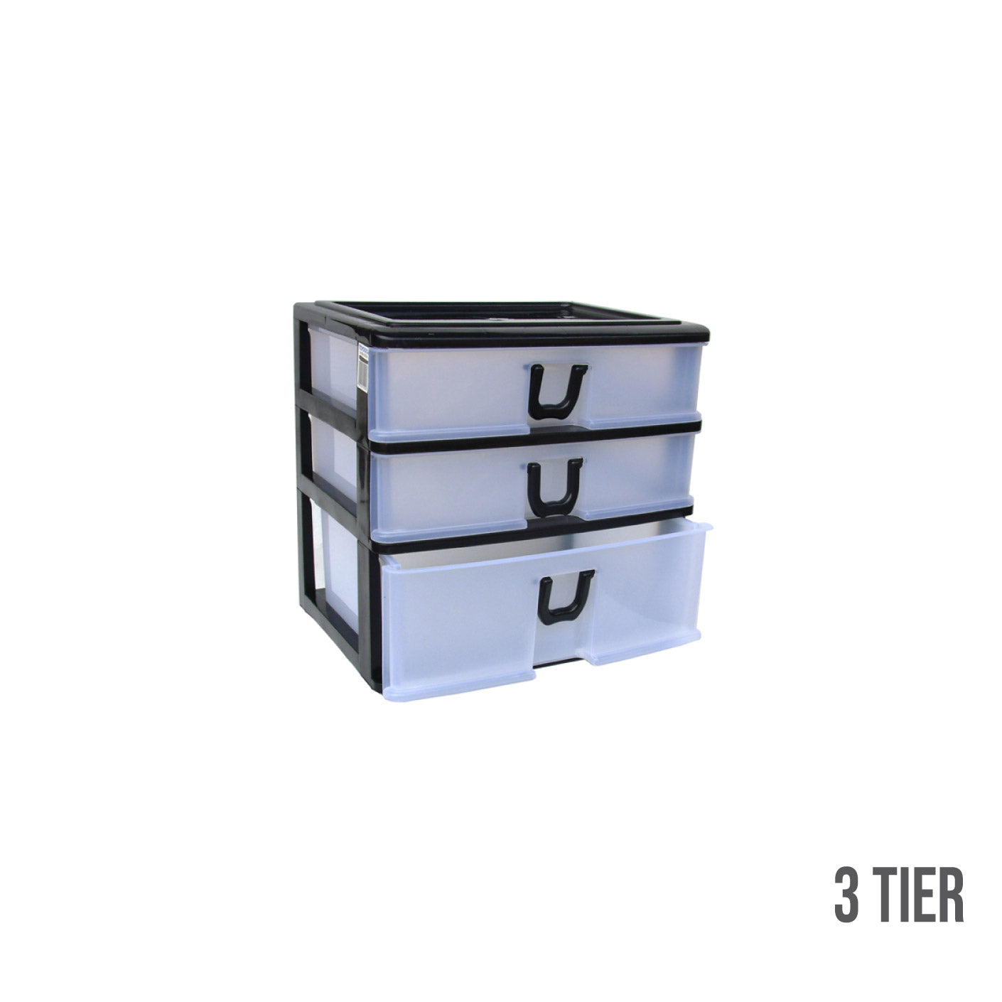 2S1B COLLEGE A4 Drawer Organizer - 2 Tier Stackable Plastic Storage Box for School, Office & Home Use - Perfect for Papers, Files, Stationery & Art Supplies (422 3)