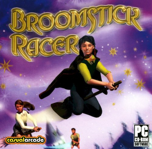 Casual Arcade Games BROOMSTICKRCR Broomstick Racer - Fun Racing Game for Kids & Adults - Perfect for Family Game Nights & Party Entertainment