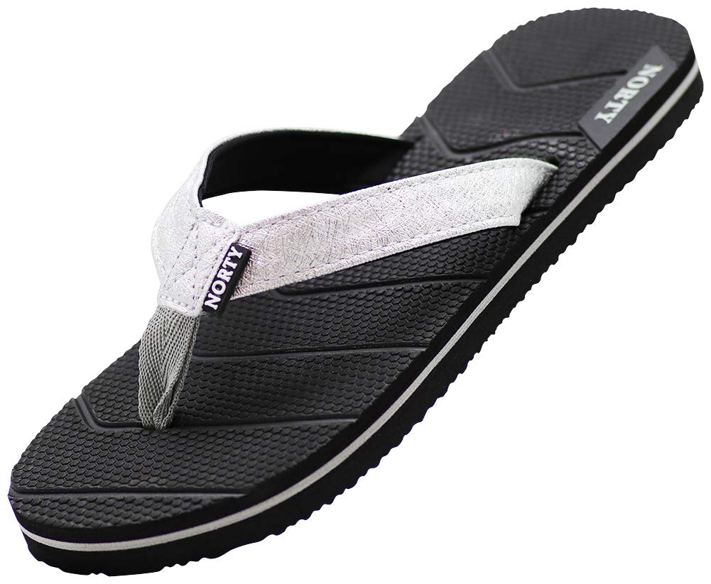 NORTY Women's Casual Flip Flop Thong Sandals - Comfortable Beach, Pool & Everyday Wear - Lightweight Summer Slides for Walking, Travel & Lounging