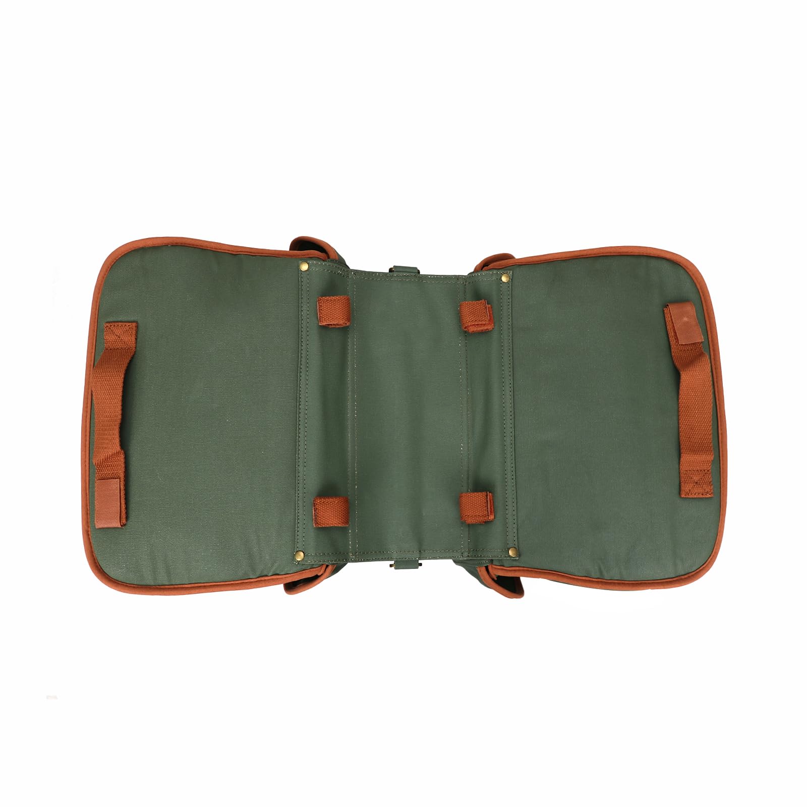 Waterproof Canvas Bicycle Pannier Bags - Tourbon Bike Rear Seat Carrier Bag with Double Side Panniers for Cycling, Commuting & Outdoor Adventures