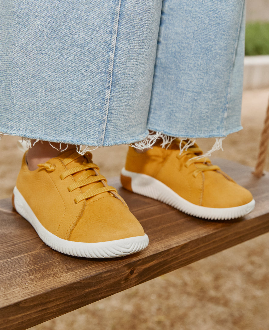 KNX Kids' Leather Sneakers for Boys & Girls - Gold Flame & Star White Design | Comfortable & Stylish for School, Play & Everyday Wear