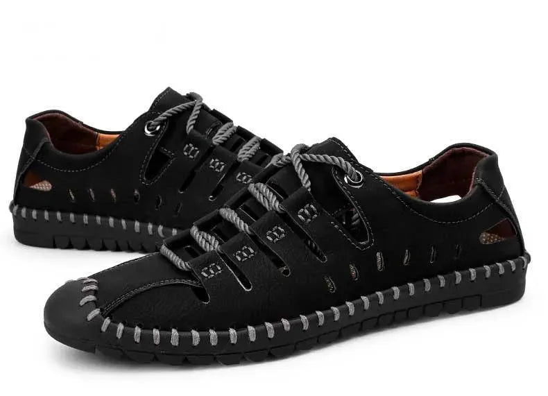 Stylish Stitched Lace-Up Sandals for Women - Comfortable Summer Walking Shoes | Perfect for Beach, Vacation & Casual Outfits