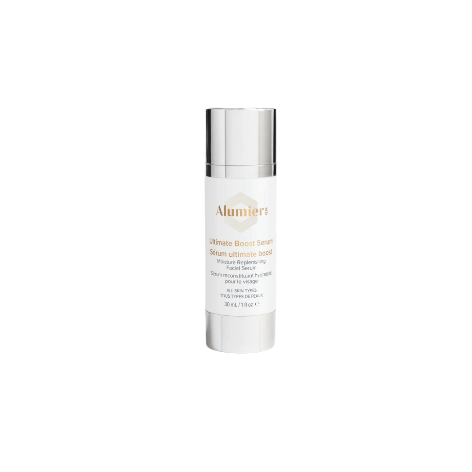 Alumier MD Ultimate Boost Serum - Anti-Aging Facial Serum with Peptides & Hyaluronic Acid | Brightening & Hydrating Skincare for Glowing Skin | Perfect for Night Routine & Daily Moisturizing