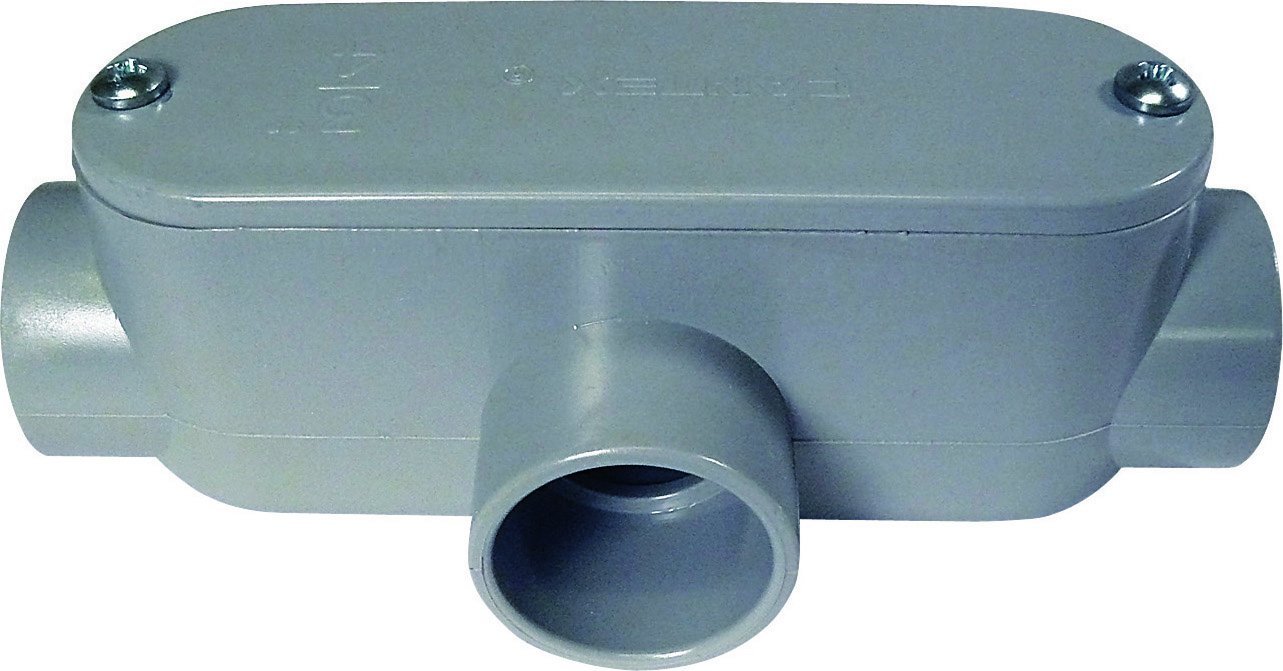 Cantex 5133564 PVC Conduit Outlet Body - Electrical Wiring Accessory for Outdoor & Indoor Installations | Perfect for Residential & Commercial Use