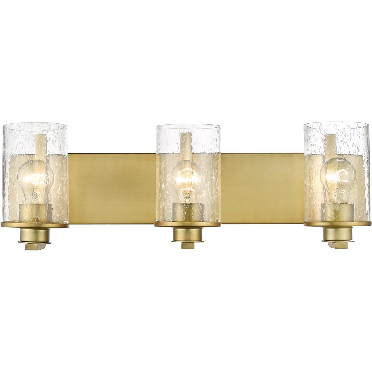 Z-Lite 492-3V-OBR 3-Light Bathroom Vanity Light Fixture - Oil Rubbed Bronze Finish - Perfect for Modern Bathroom, Powder Room & Dressing Area Lighting