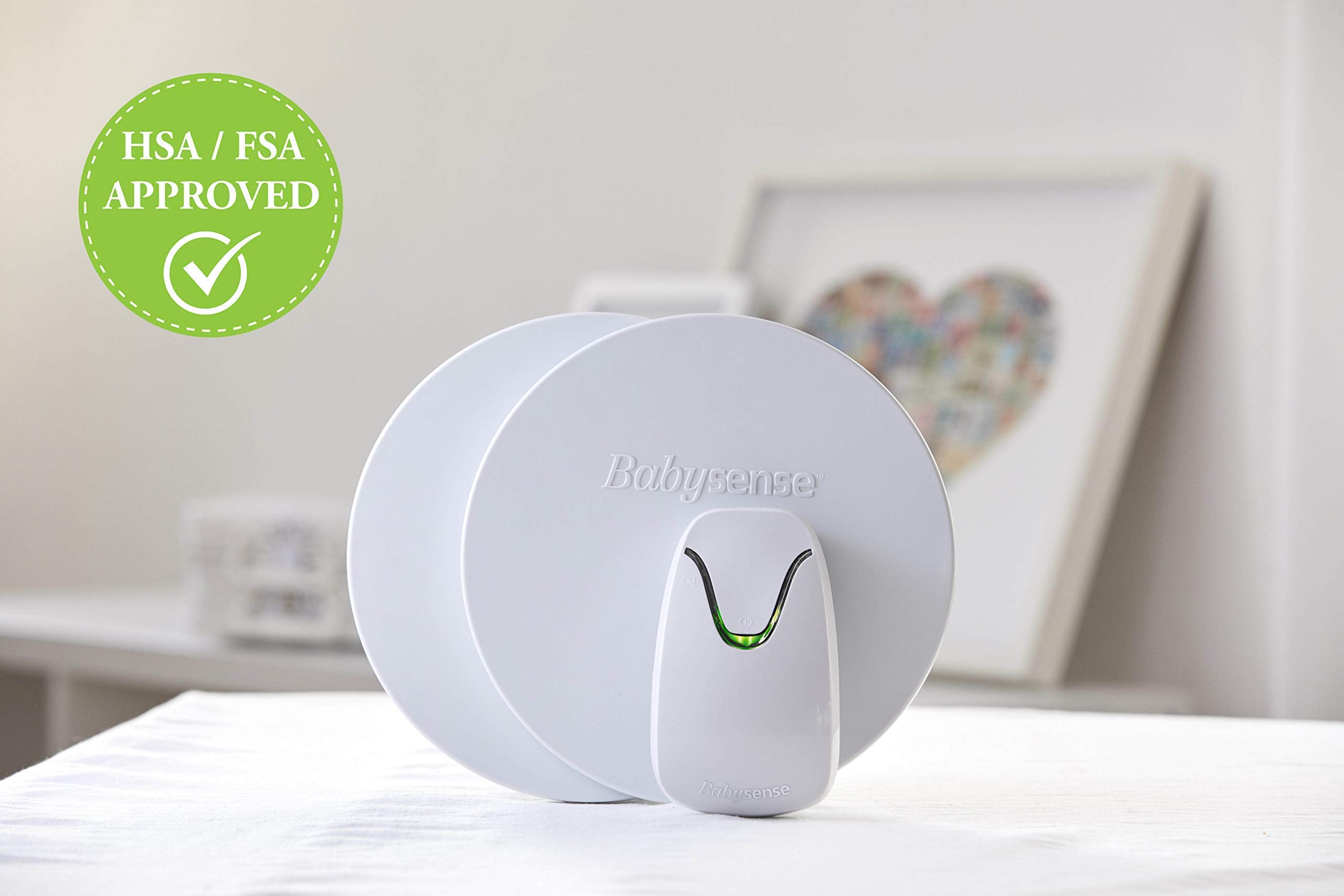 Babysense V43 Split Screen Video Baby Monitor with 2 PTZ Cameras & 7 Under-Mattress Movement Sensor - 2-in-1 Baby Monitor Bundle for Nursery Safety & Peace of Mind | Night Vision, Real-Time Alerts, Smartphone Connectivity