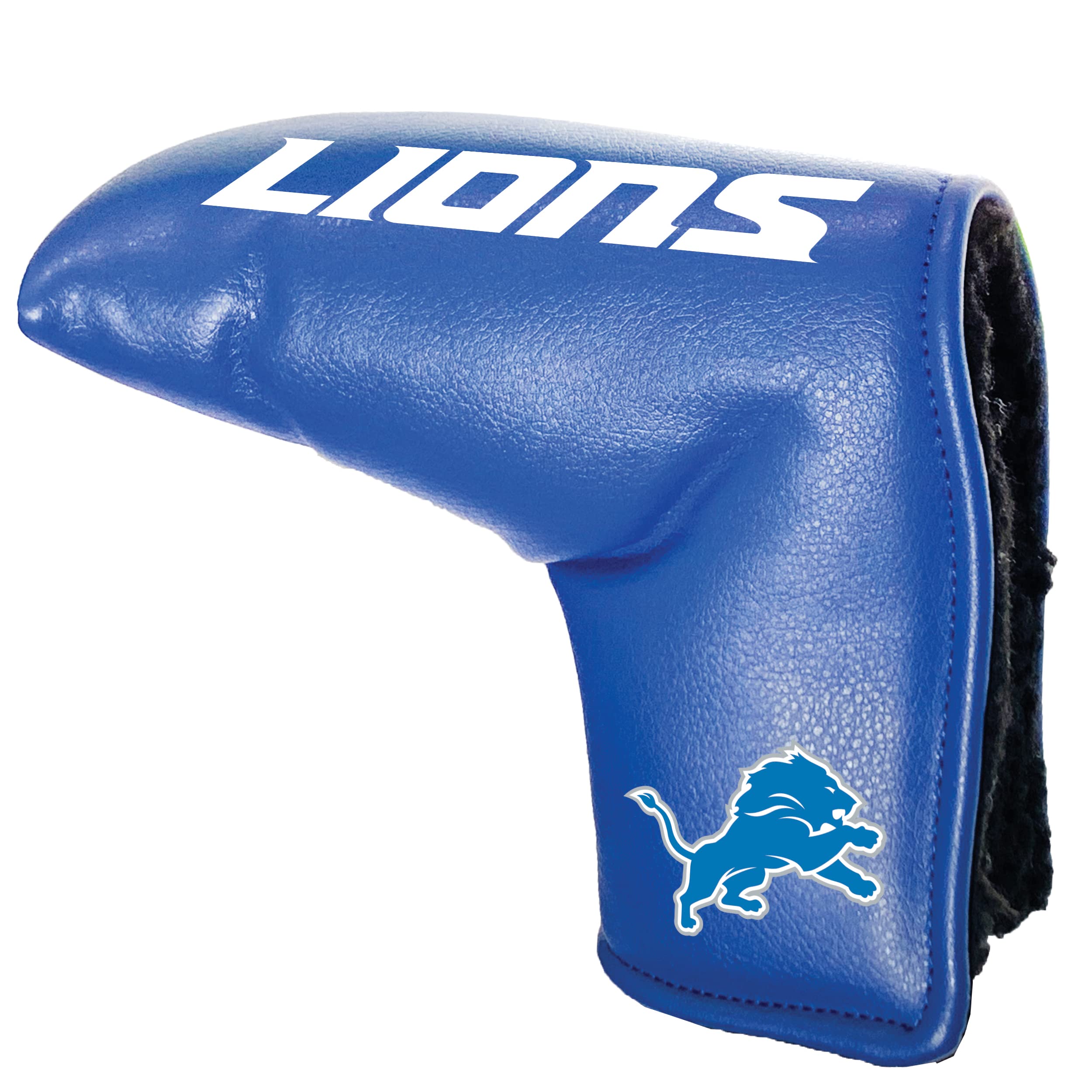 Team Golf NFL Detroit Lions Tour Blade Putter Cover - Printed Golf Club Headcover for Scotty Cameron, Taylormade, Odyssey, Titleist, Ping, Callaway | Fits Most Blade Putters | Perfect for Golf Enthusiasts & NFL Fans on the Course