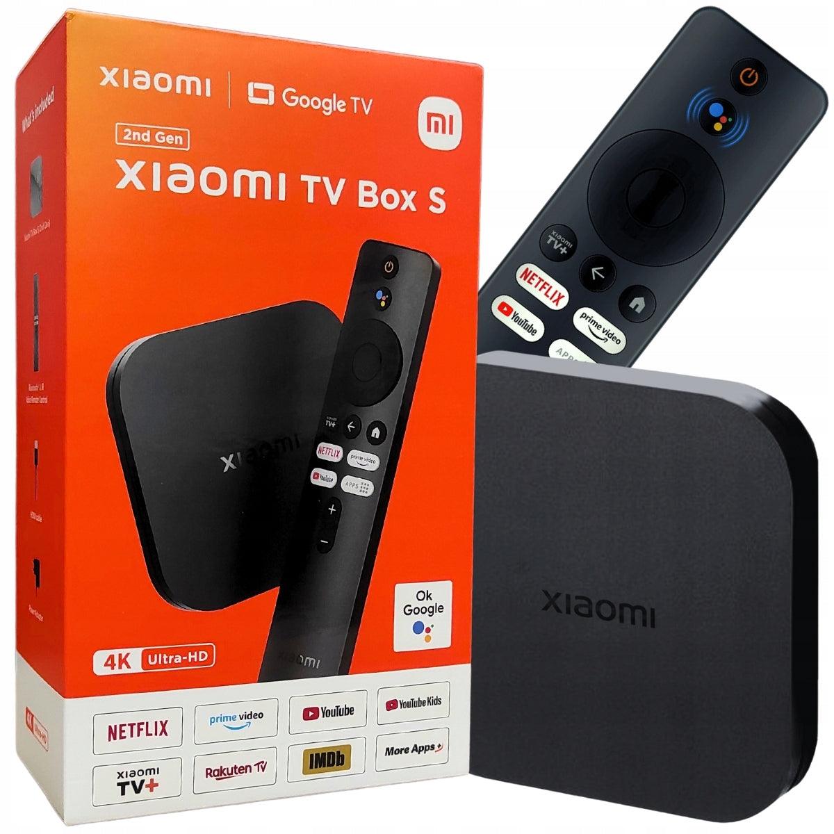 Xiaomi Mi TV Box S (2nd Generation) 4K HDR Android TV Streaming Media Player - Watch Netflix, Prime Video & Play Games on Your Smart TV