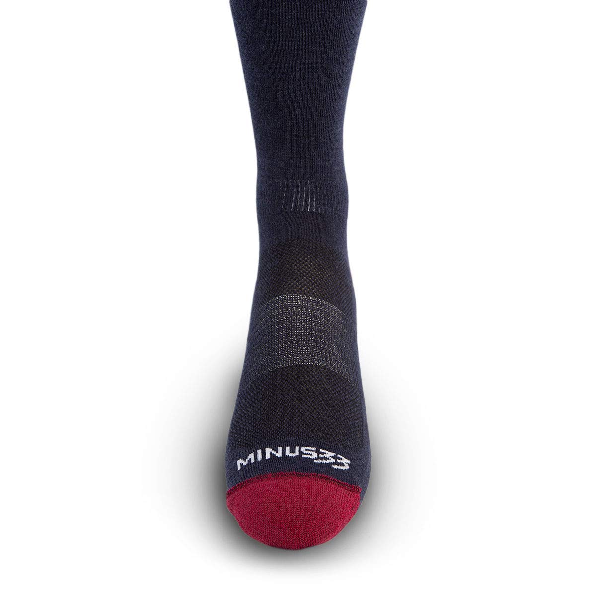 Premium USA Made Merino Wool Hiking Crew Socks - Mountain Heritage Collection - Durable & Moisture-Wicking for Outdoor Adventures, Camping & Trail Running