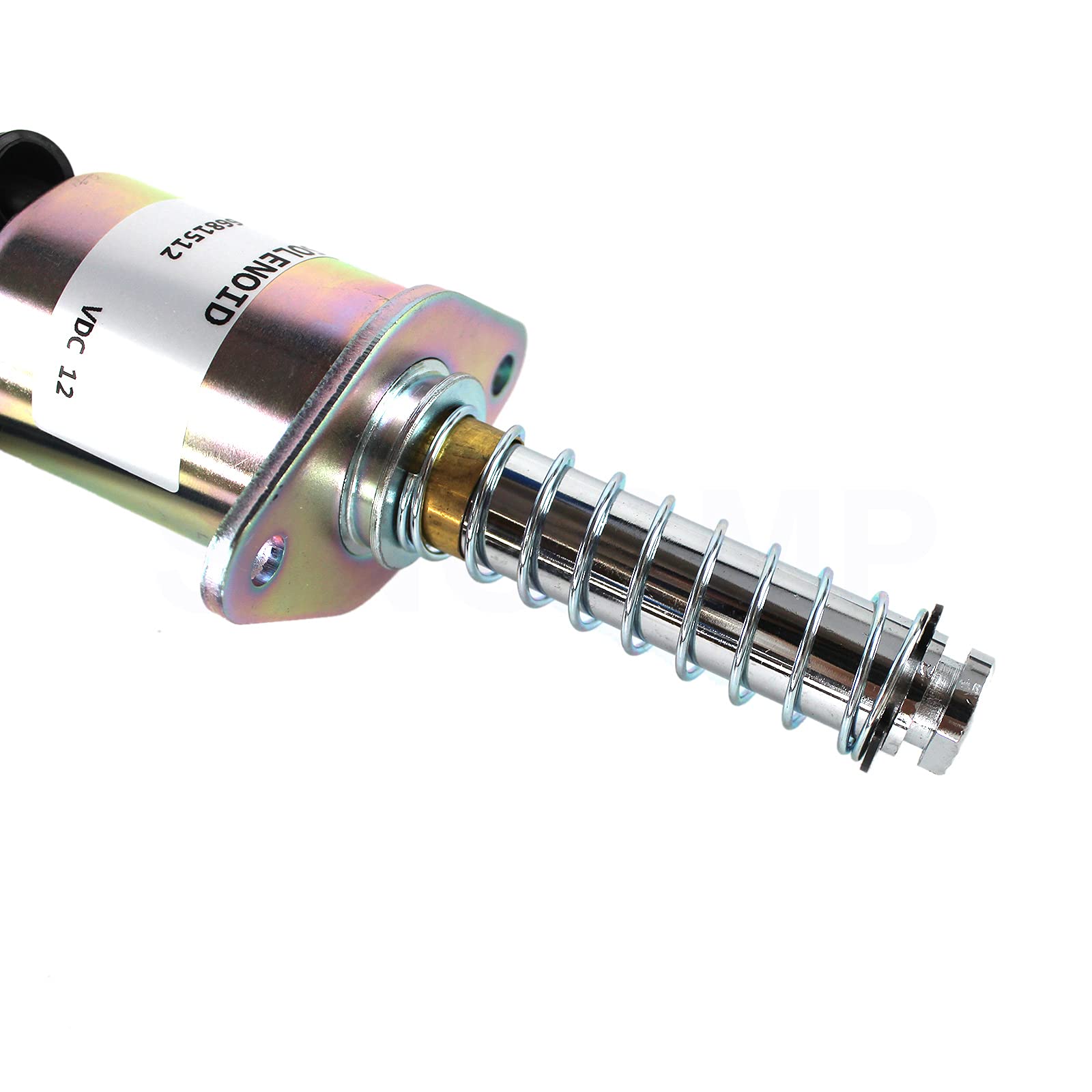 SINOCMP 12V Fuel Solenoid Valve with 3 Pins - Compatible with Bobcat S150 S160 S175 S185 753 763 773 853 863 873 883 Skid Steer Loaders - Traction Lock Solenoid - 3 Month Warranty - Ideal for Engine Fuel System Maintenance & Repair