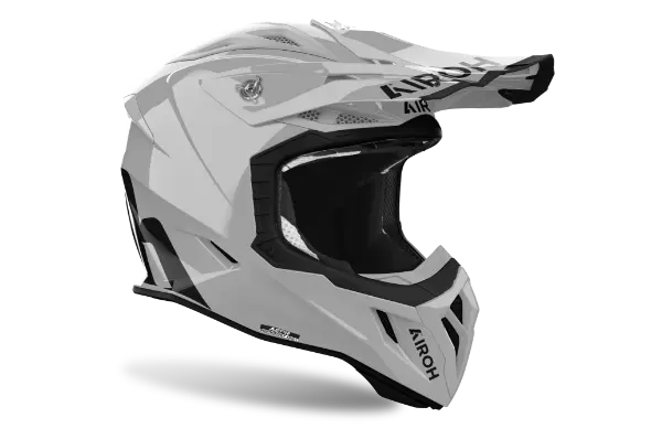 Airoh Aviator Ace 2 Motorcycle Helmet - Gloss Cement Grey - DOT & ECE Certified - Lightweight & Ventilated for Street & Racing Use
