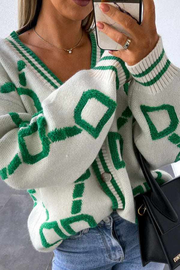 Stylish Loose Button Up Cardigan for Women - Soft & Comfortable Open Front Knit Sweater | Perfect for Office, Casual Outfits & Layering in Fall/Winter