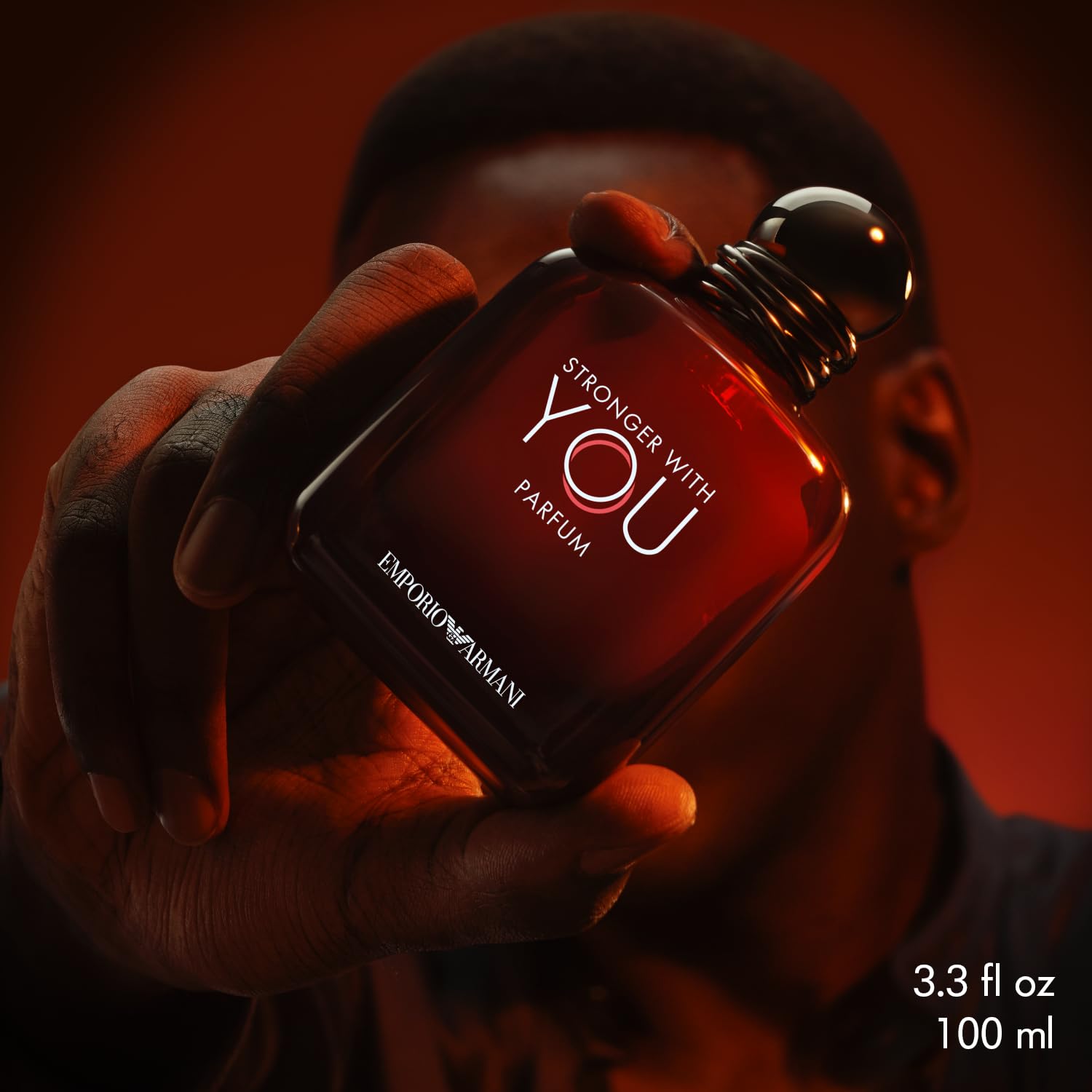 Armani Beauty Stronger With You Men's Cologne - Woody & Ambery Fragrance with Rum, Bergamot, Lavender, Cedarwood & Vanilla Notes - Premium Perfume for Date Night & Special Occasions
