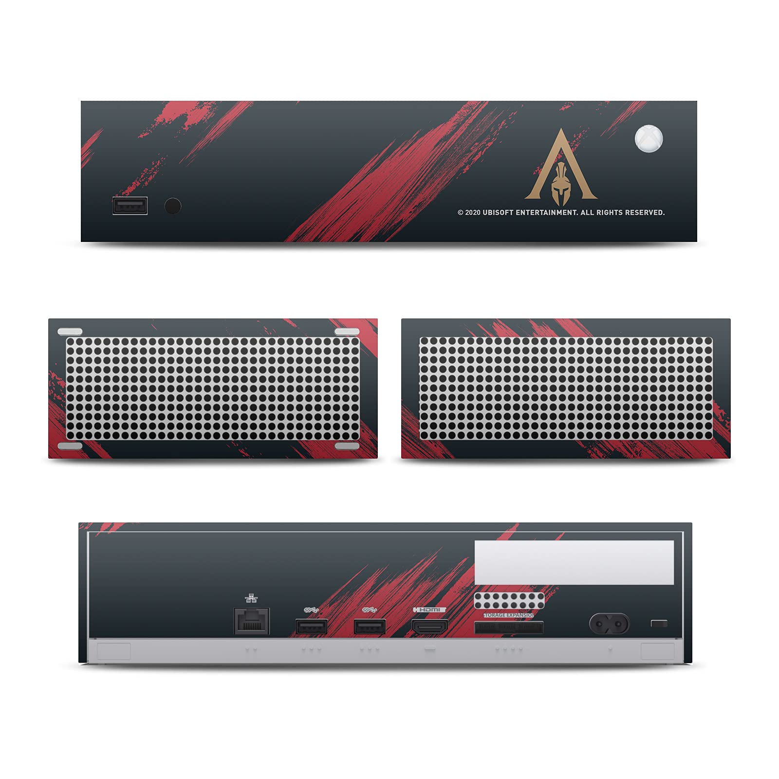 Official Assassin's Creed Alexios Odyssey Masterpiece Vinyl Skin Sticker for Xbox Series S Console - Gaming Protection Decal with Licensed Design - Perfect for Gamers and Collectors