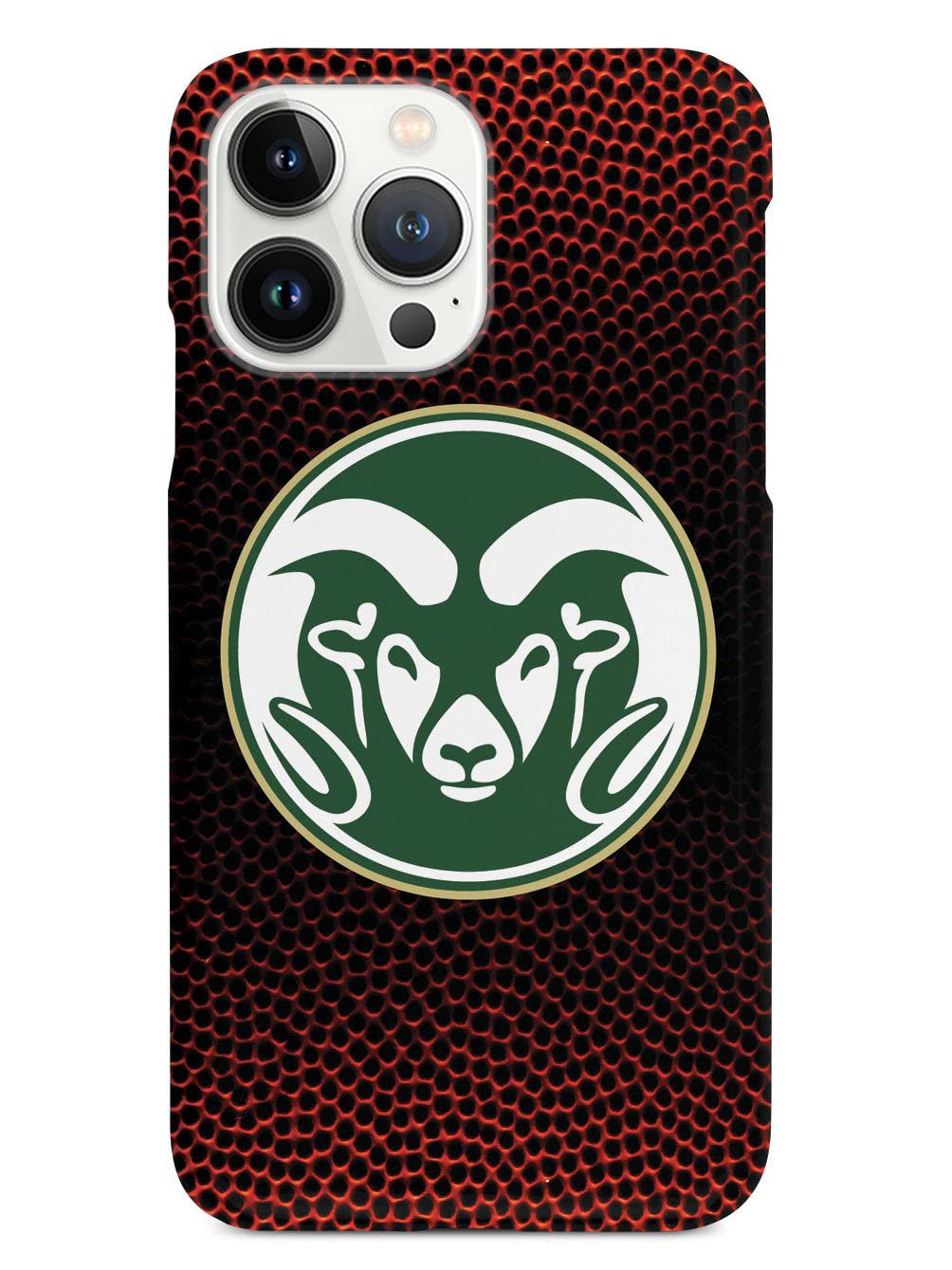 Premium 3D Textured iPhone 15 Pro Max Case with Rubber Bumper - Shockproof Protective Cover for Apple iPhone 15 Pro Max - Colorado State University Basketball Design - Perfect for Sports Fans and Daily Protection