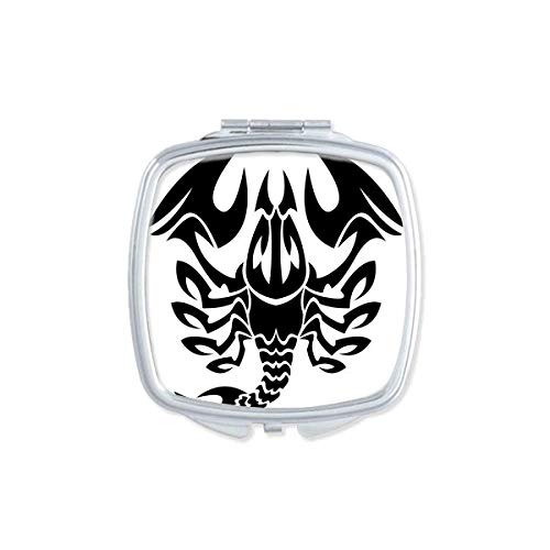DIYthinker Constellation Scorpio Zodiac Sign Mirror - Portable Compact Pocket Makeup Mirror with Double Sided Glass - Perfect for Travel, Purse & On-the-Go Touch Ups