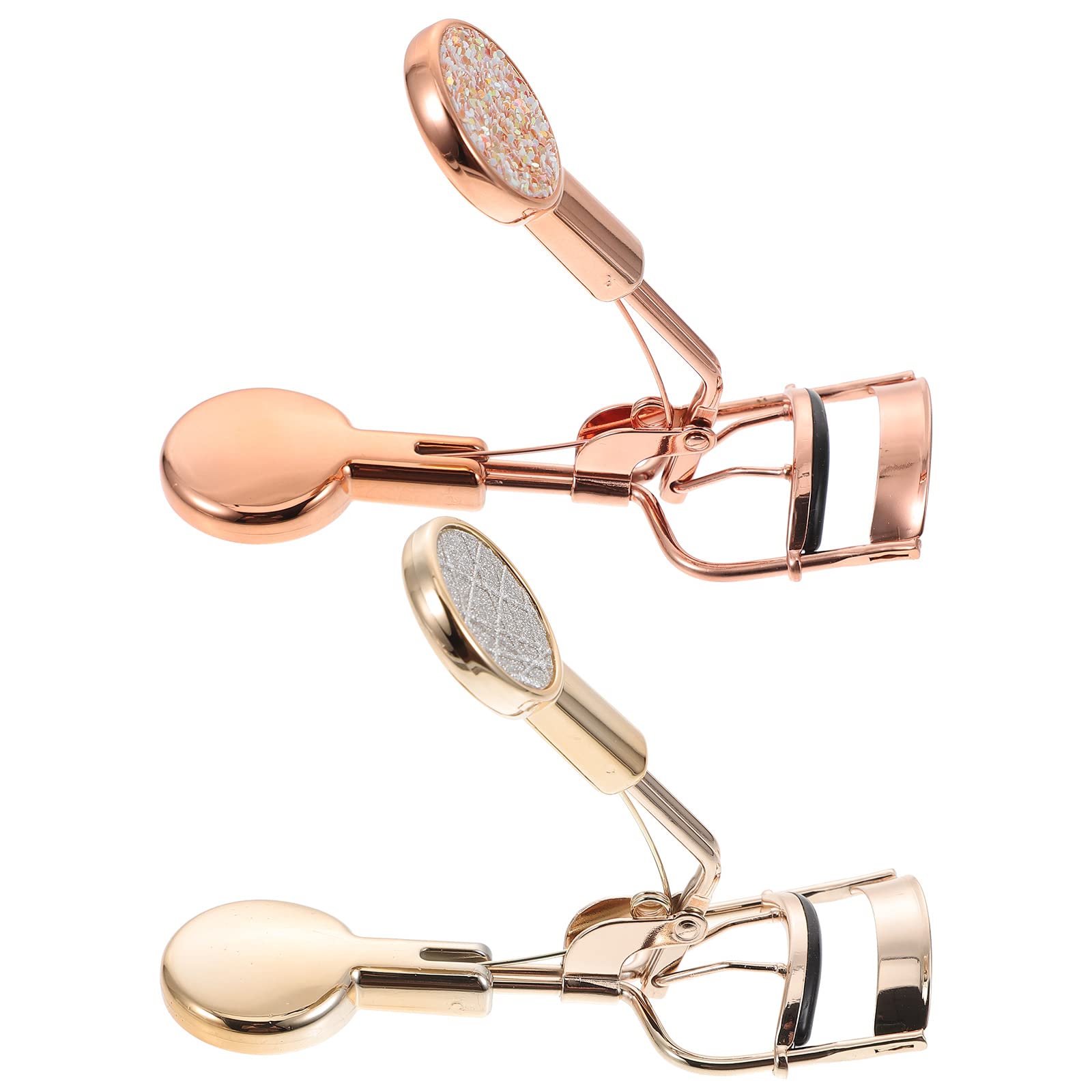 EXCLUZO 2-Pack Professional Eyelash Curler with Non-Slip Finger Grip - Perfect for Home, Travel & Salon Use - Natural Lash Lift for Stunning Eye Makeup Looks
