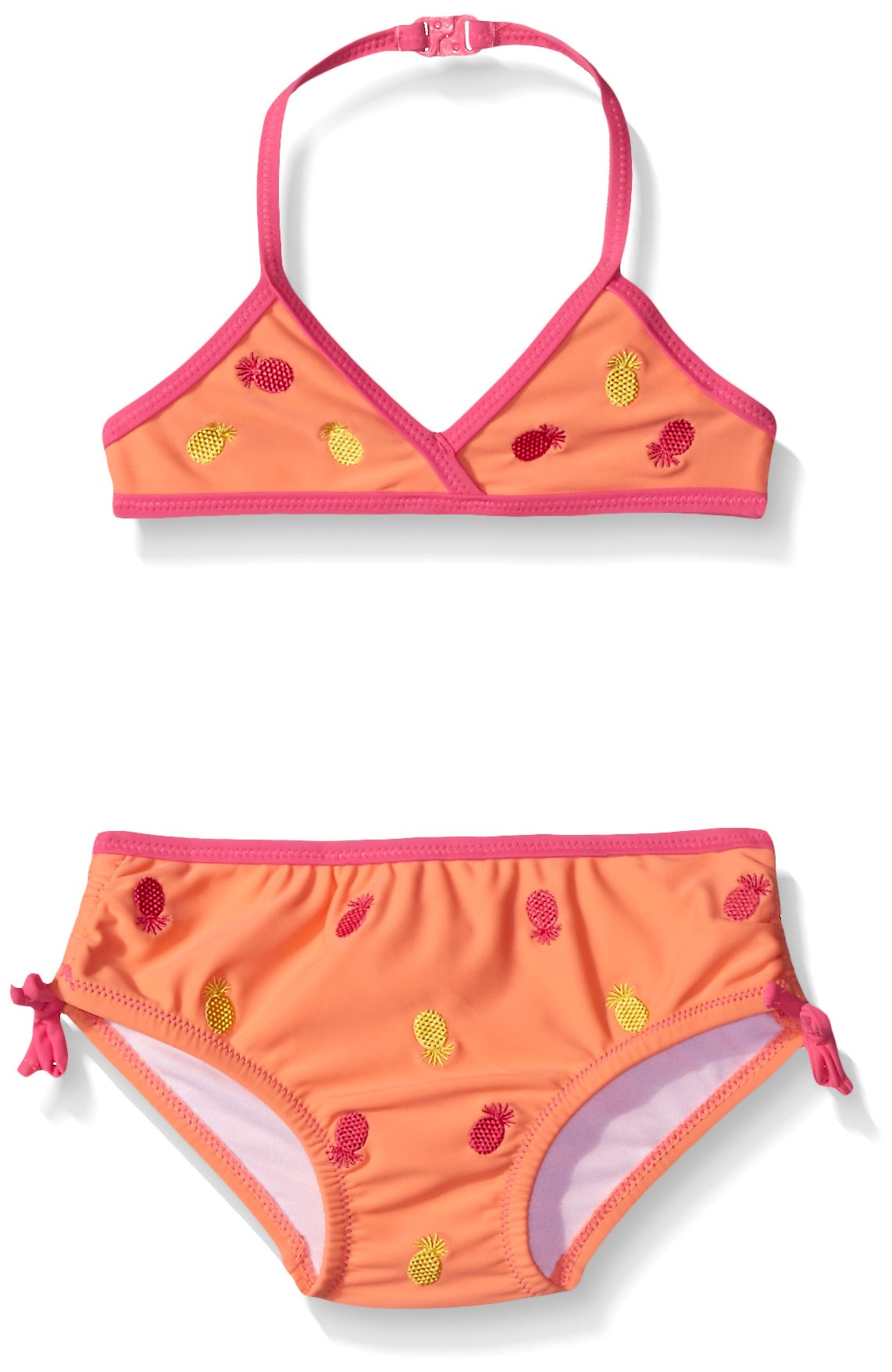 Tommy Bahama Girls' Infant Pineapple Print Two-Piece Bikini Swimsuit - Cute Baby Swimwear for Beach, Pool & Summer Vacations
