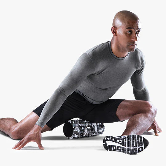 PTP Massage Therapy Roller - Firm Foam Roller for Muscle Recovery & Pain Relief - Camouflage Design - Perfect for Gym, Yoga & Post-Workout Recovery