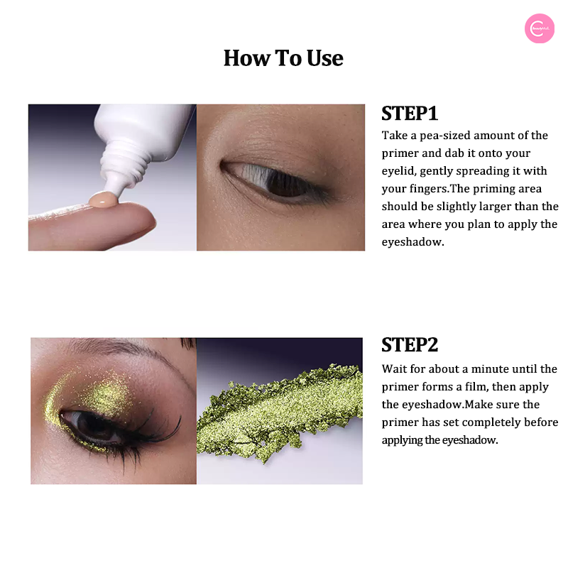 Kaleidos Color Charge Eye Primer - Long-Lasting Eyeshadow Base for Vibrant & Crease-Free Makeup | Perfect for Day & Night Looks