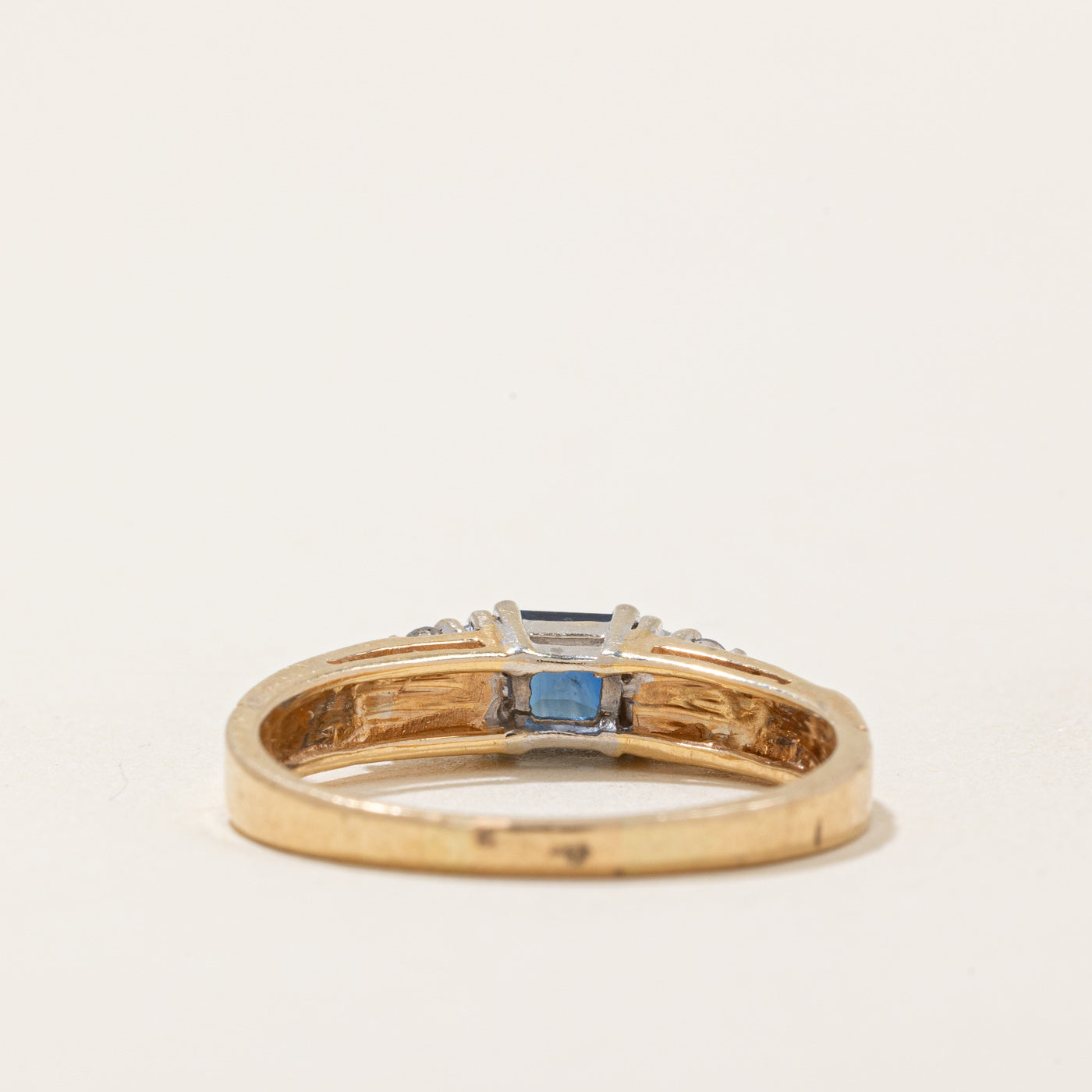 Exquisite 0.37ct Sapphire & 0.22ct Diamond Ring - Size 7.75 | Elegant Blue Gemstone Jewelry for Women | Perfect for Engagement, Anniversary & Special Occasion Gifts