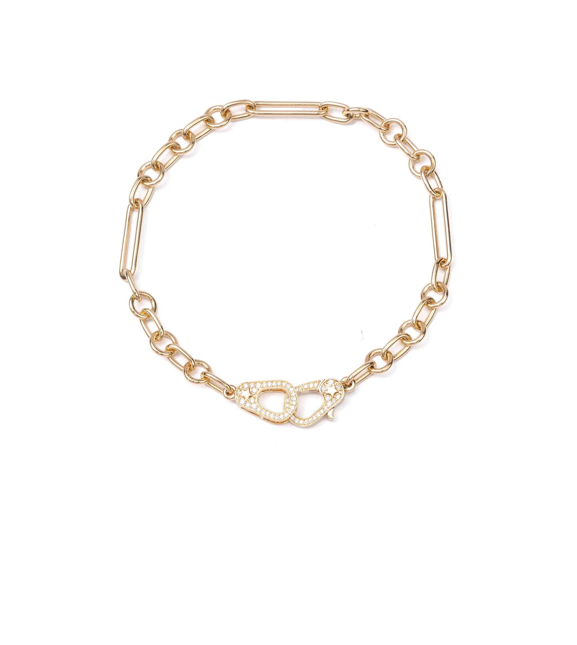 Sister Hook Small Mixed Clip Bracelet - Stylish Adjustable Jewelry for Women, Girls - Perfect for Parties, Gifts & Everyday Wear