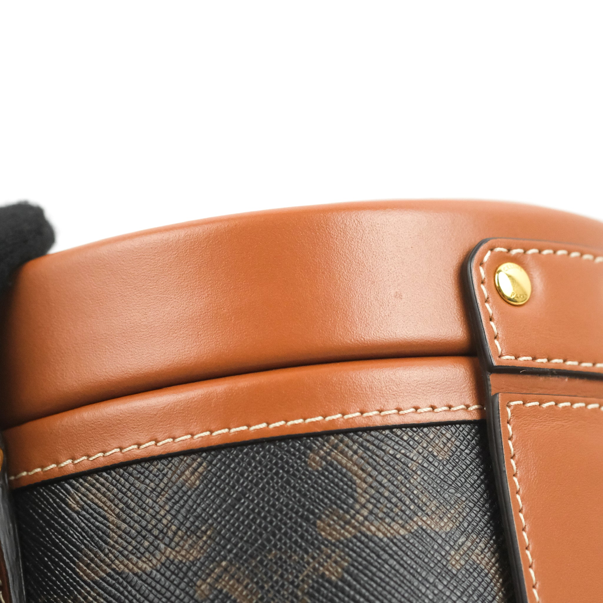 Celine Small Tambour Triomphe Canvas Shoulder Bag - Luxury Designer Handbag for Women | Perfect for Work, Travel & Everyday Use