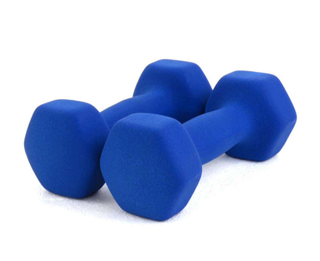 1kg-5kg Neoprene Dumbbell Set (Pair) - Lightweight Home Gym Weights for Men & Women - Perfect for Arm Toning, Strength Training, Pilates and Home Workouts - Ideal for Small Spaces & Apartment Fitness