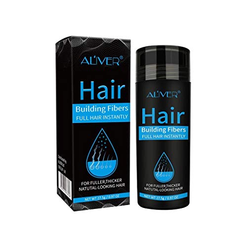 Best Hair Fiber Powder for Thinning Hair - Long Lasting Hair Building Fibers, Instant Thicker Hair Concealer, Natural Looking Hair Solution (Dark Brown) - Perfect for Daily Use, Special Occasions & Confidence Boost