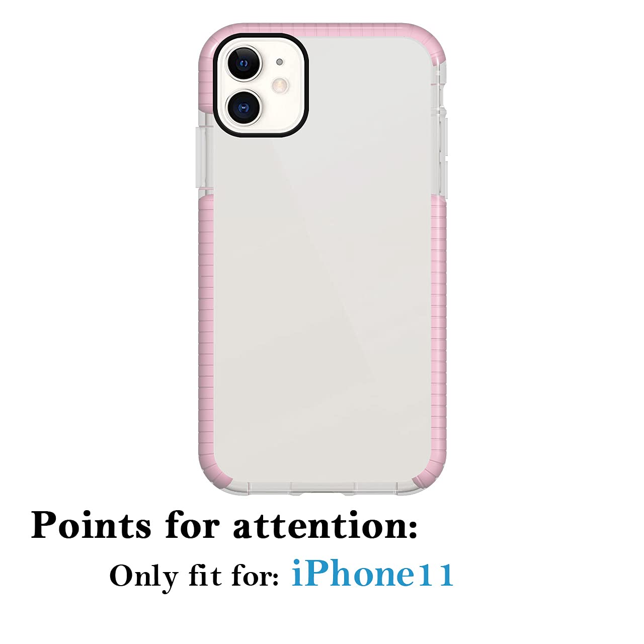Custom iPhone 11 Phone Case with Personalized Photo/Text - Anti-Scratch Shockproof Soft TPU Protective Cover (Pink) - Perfect for Everyday Use, Travel & Gifts