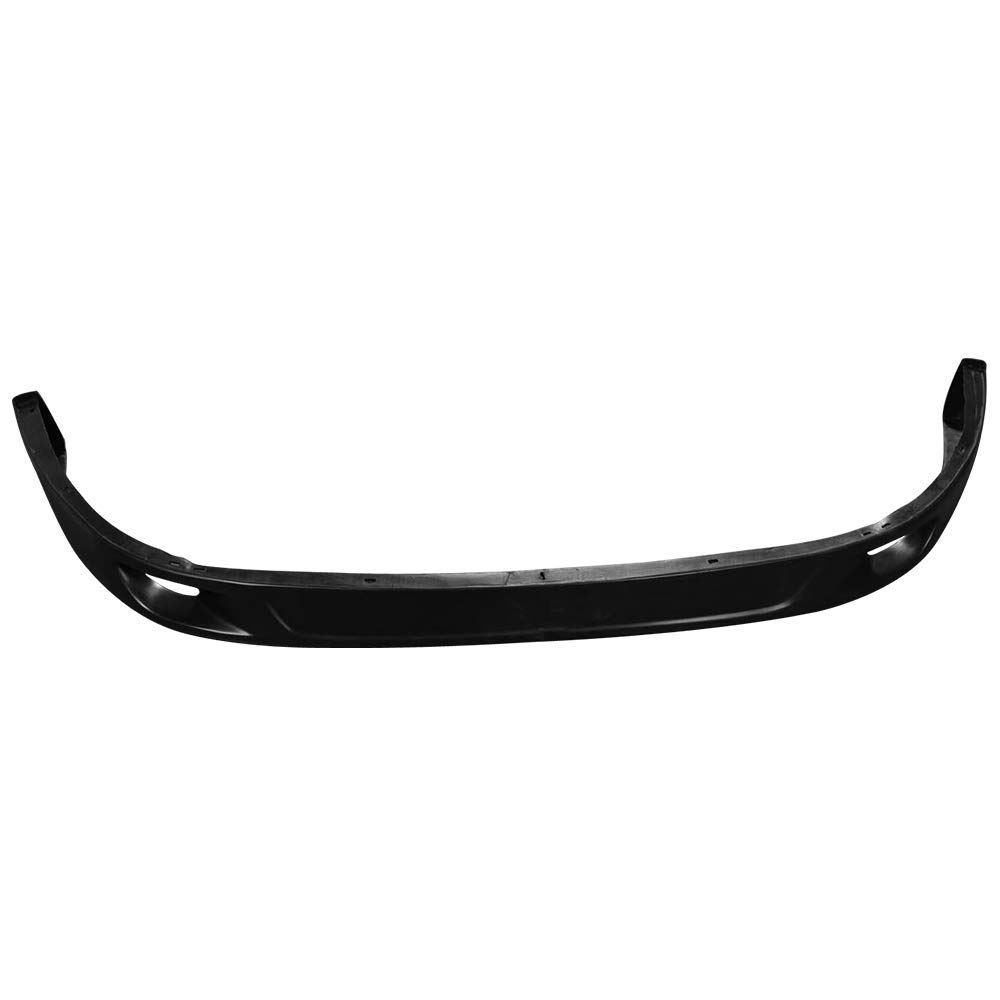 IKON MOTORSPORTS V2 Style PU Black Front Bumper Lip Spoiler for 1993-1998 Toyota Supra | Splitter Air Dam Chin Diffuser | Enhances Aerodynamics & Sporty Look for Street Racing & Car Shows