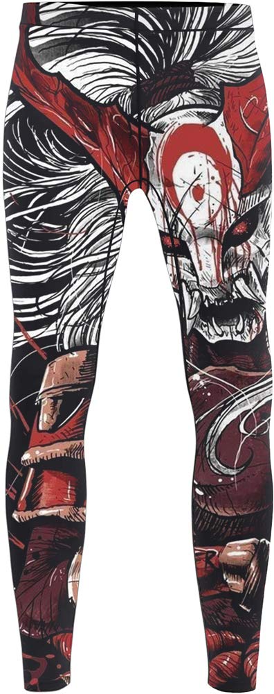 CHOO Men's Samurai BJJ Athletic Shirts & Spats 4-Pack - Breathable MMA Undershirt & Fightwear Set for Brazilian Jiu-Jitsu, MMA Training & Workout (Medium) - Perfect for Martial Arts, Gym Sessions & Combat Sports