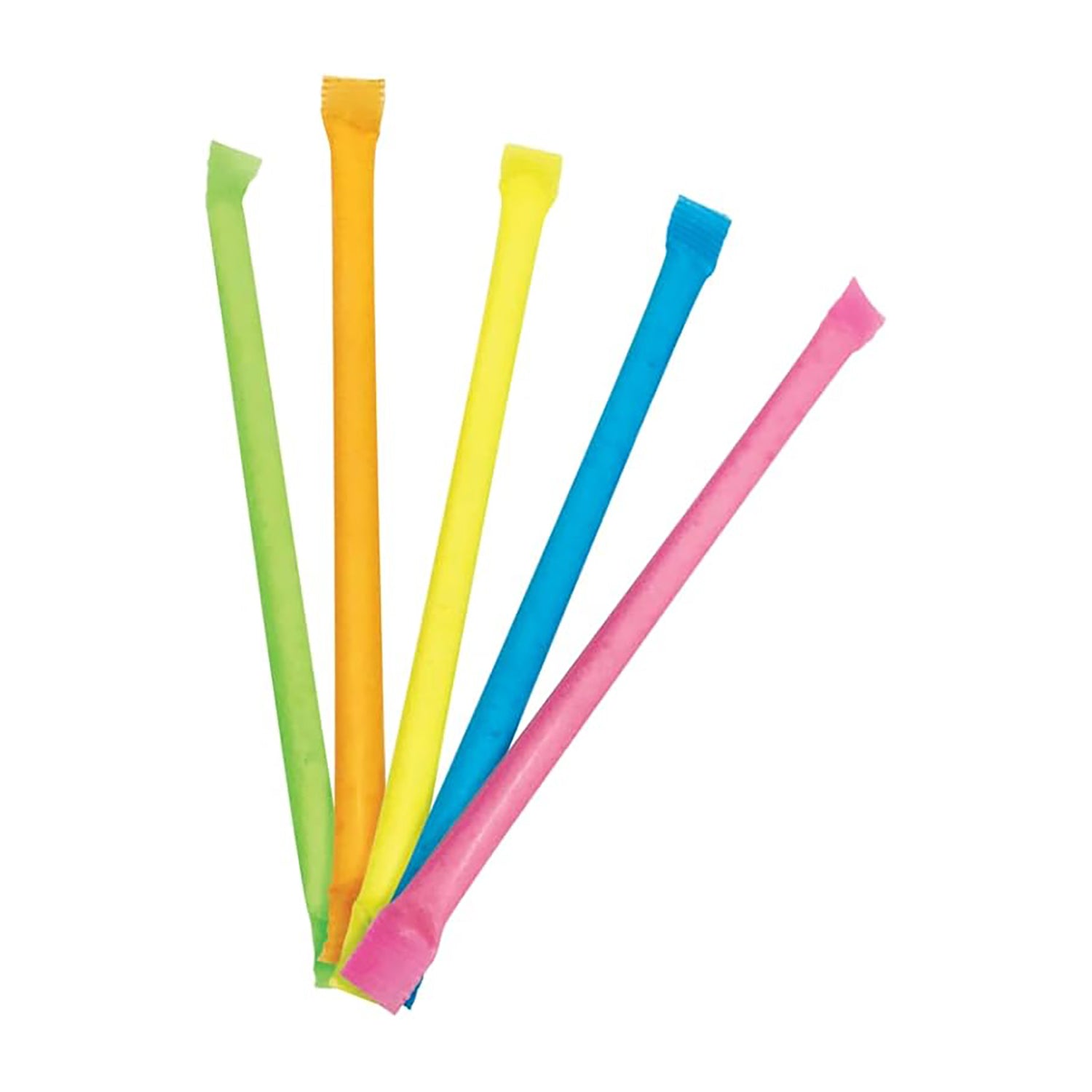 Las Delicias Popotix Mini Candy Straws | 100 Count Resealable Bag | Perfect for Party Favors, Classroom Treats & Snack Time