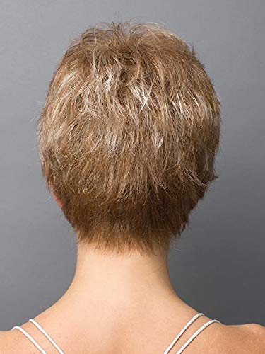 Rene of Paris Zoe Wig - Dark Chocolate Short Pixie Style with Flick Layers, Average Cap for Modern Look | Perfect for Hair Loss, Everyday Wear & Special Occasions