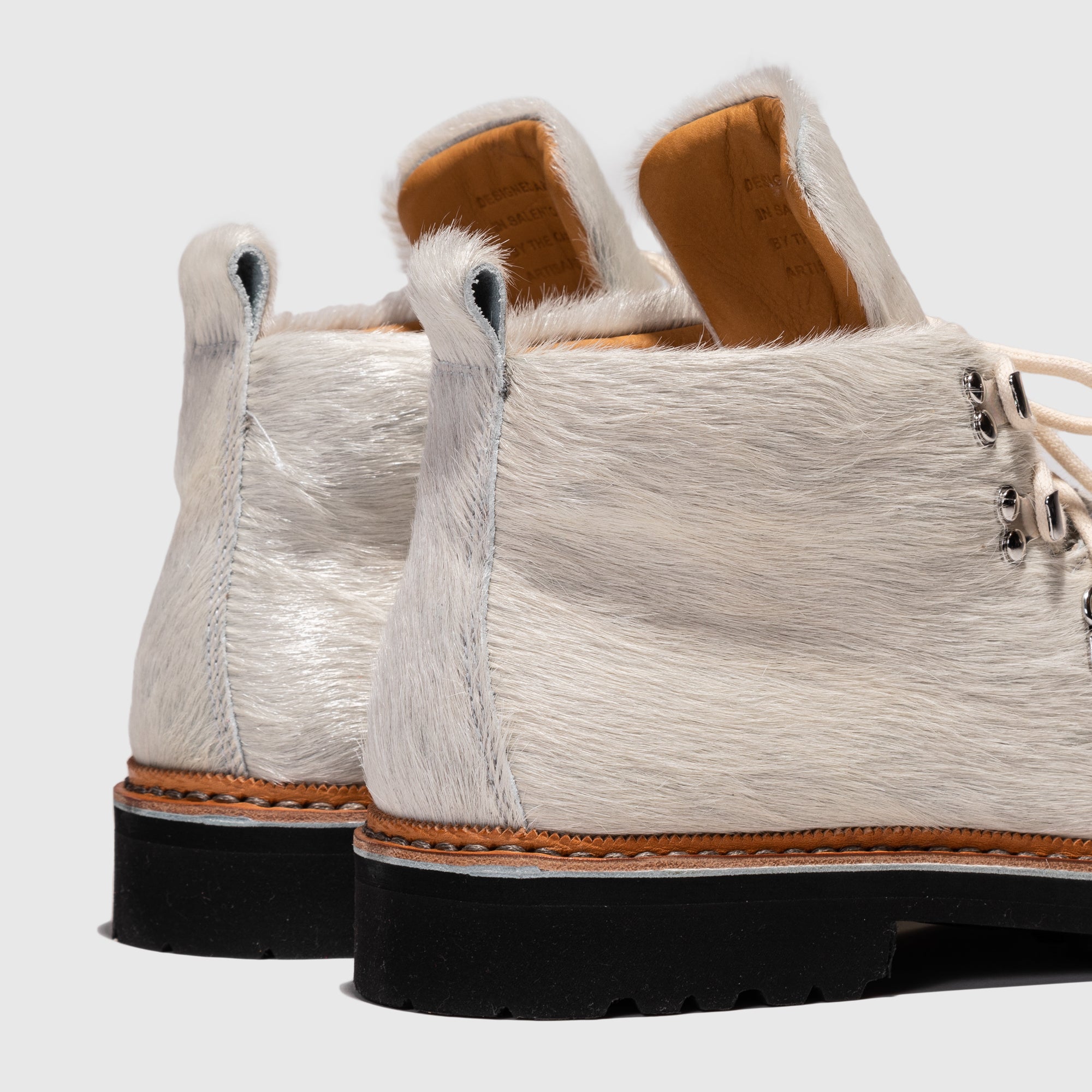 Women's M 120 Boot in White Pony Hair - Stylish & Comfortable Ankle Boots for Casual Outfits, Parties & Night Out