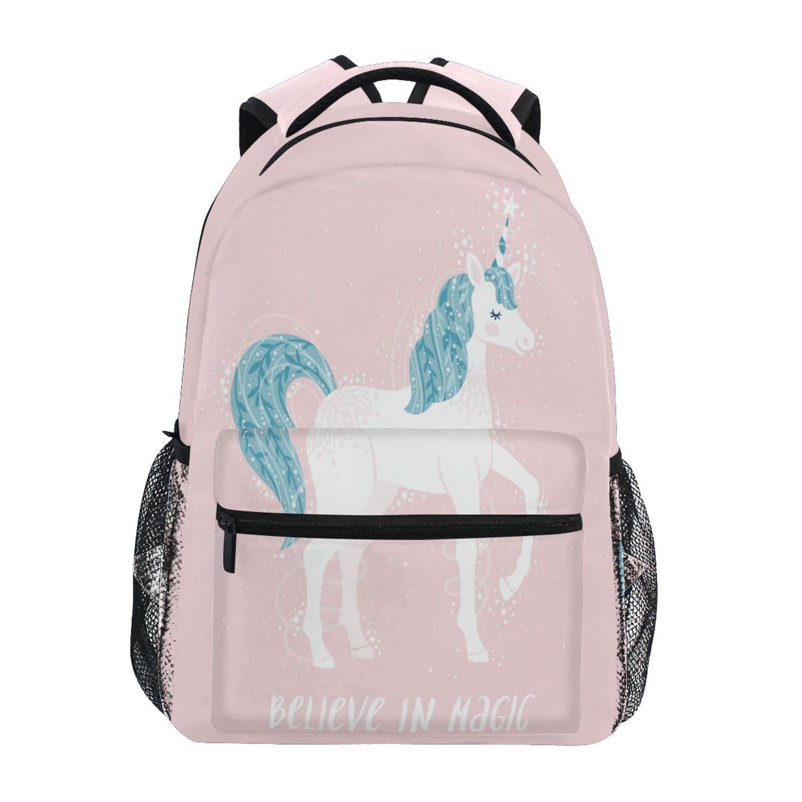 **Magical Unicorn Backpack for Girls & Boys - 16 Inch Large School Bookbag, Laptop Bag for Teens & College Students - Perfect for Hiking, Travel & Daily Use**    *(Ideal for school, work, outdoor adventures, and casual outings!)*