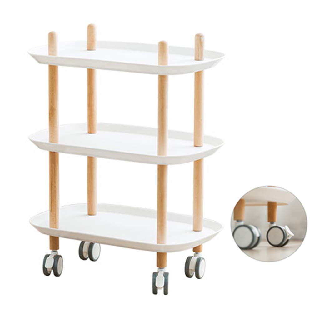 Modern Coffee Table with Pulley - Adjustable Height Side Sofa Table, Nordic Multi-Layer Design for Small Living Room, Bedside, or Corner - Perfect for Apartments, Dorms, and Cozy Spaces