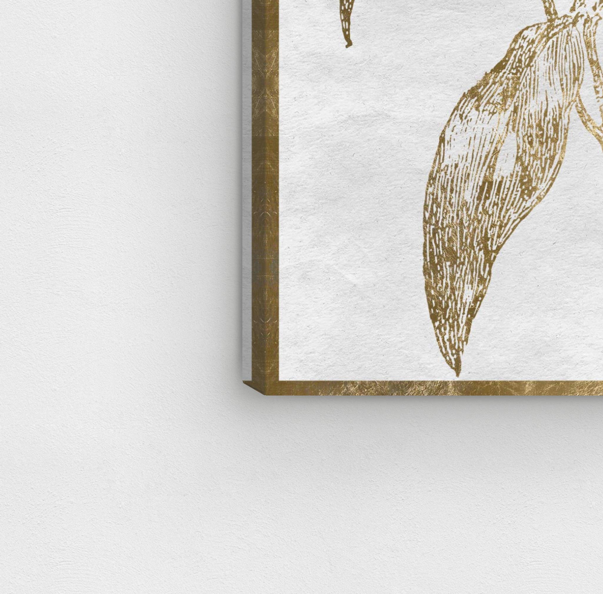 Floral Sketch Border Bold Wall Art Canvas Prints by Oliver Gal Artist Co. - Perfect for Living Room, Bedroom & Office Decor