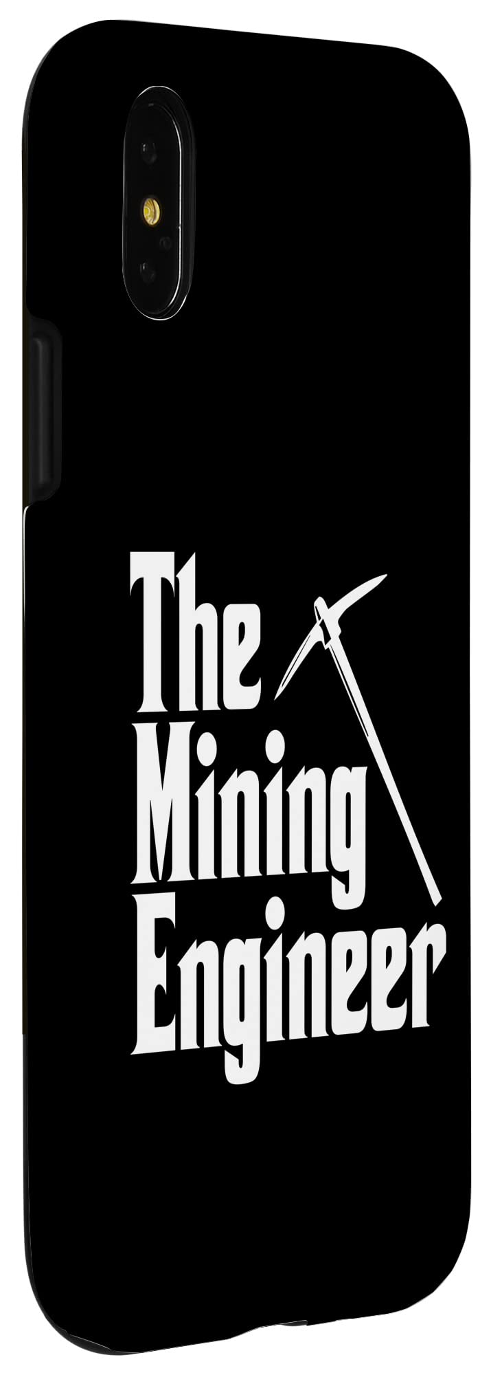 iPhone X/XS Mining Engineer Pickaxe Engineering Miner Phone Case - Perfect for Mining Enthusiasts & Engineers