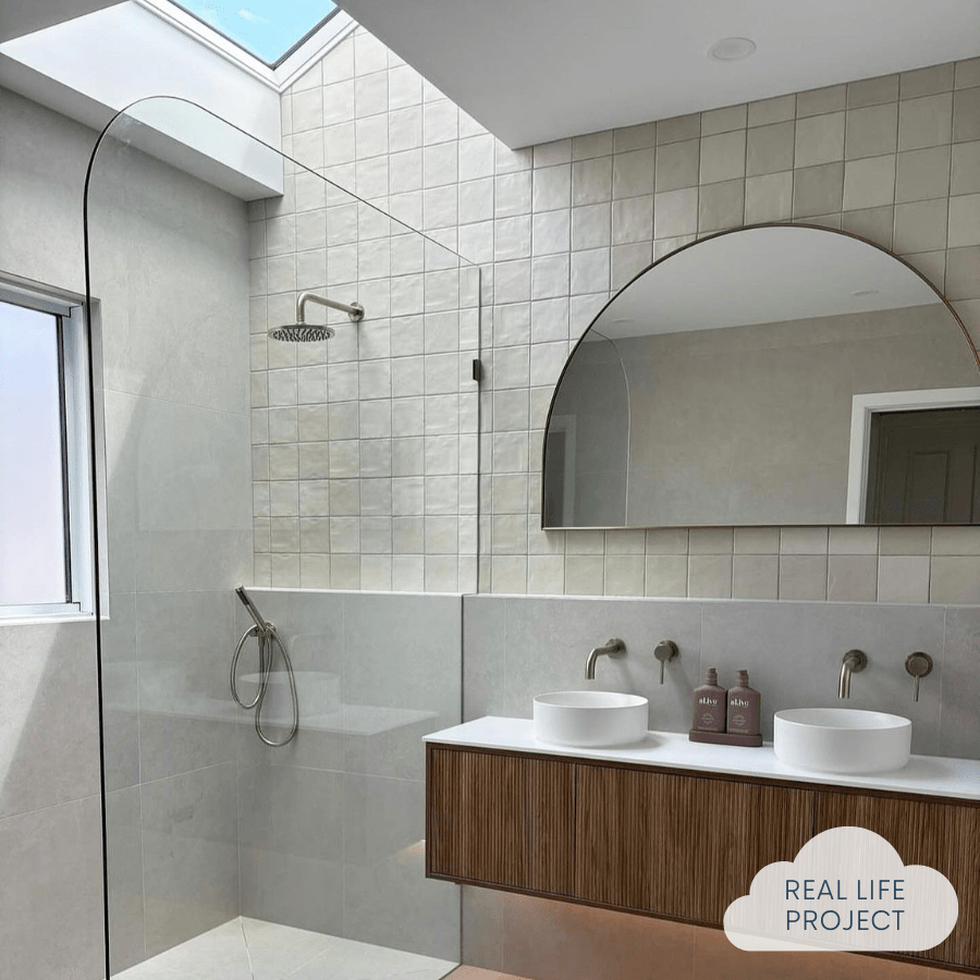 Premium Newport Matte Bone Mixed Square Tile - Elegant Ceramic Wall & Floor Tiles for Kitchen Backsplash, Bathroom, and Shower Remodeling