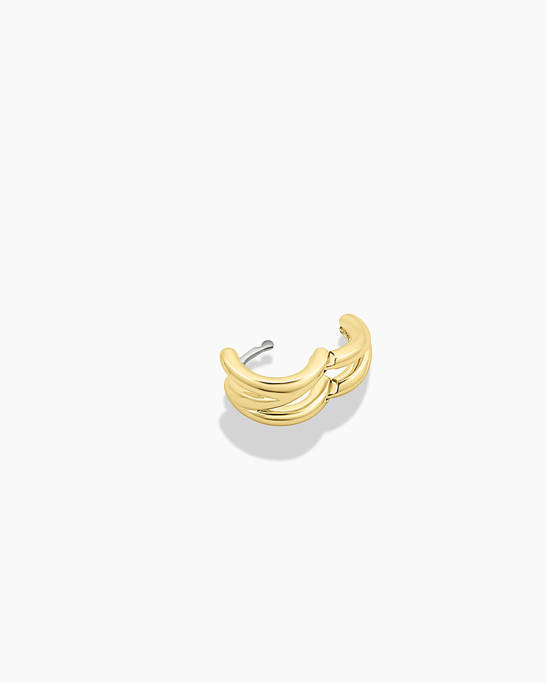 Alphabet Single Huggie Earrings - Minimalist Gold Plated Initial Letter Studs for Women - Perfect for Everyday Wear, Gifts & Special Occasions