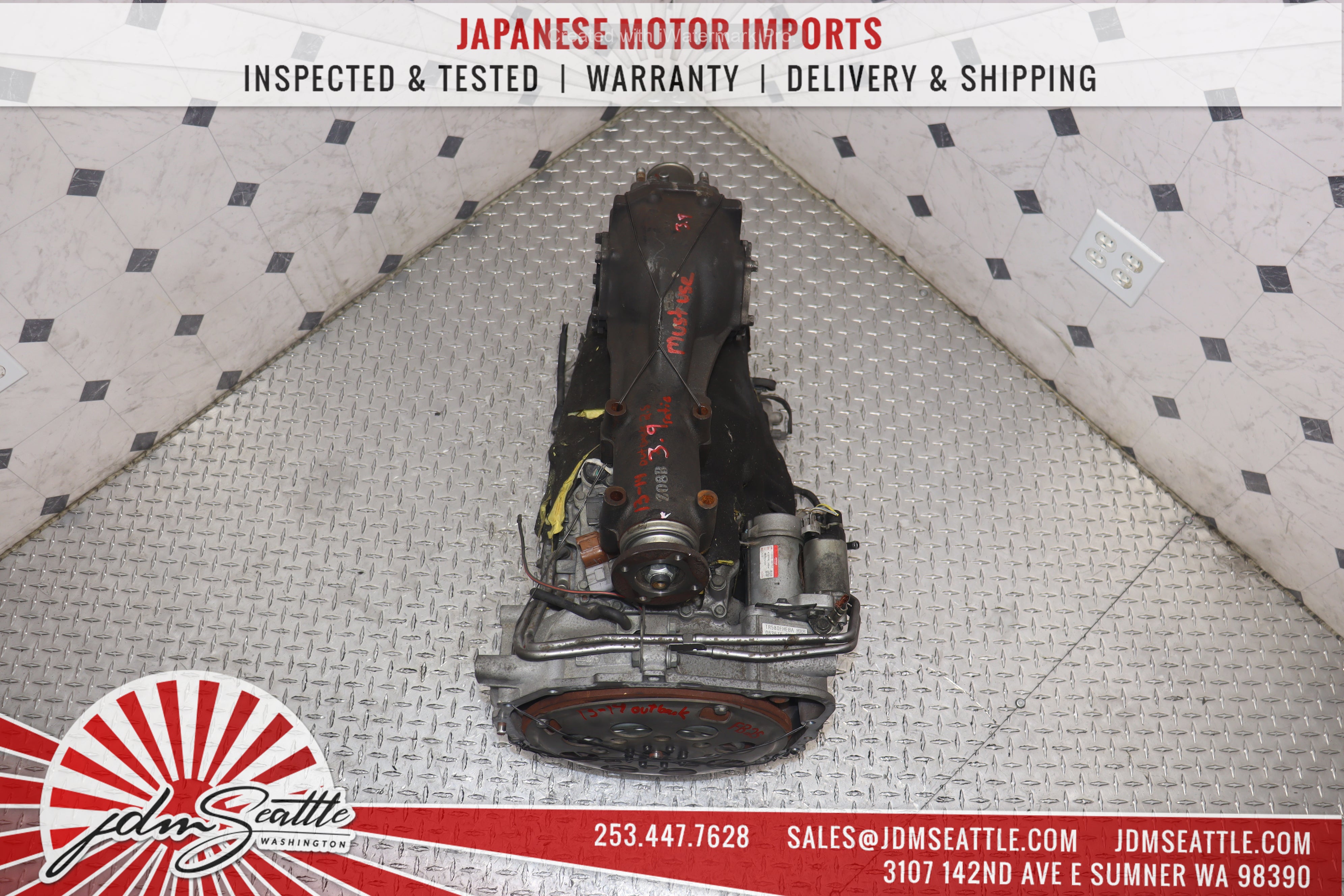 JDM FB25 2013-2014 Subaru Outback 2.5L Automatic AWD CVT Transmission with Differential - Perfect for Off-Roading & Performance Upgrades