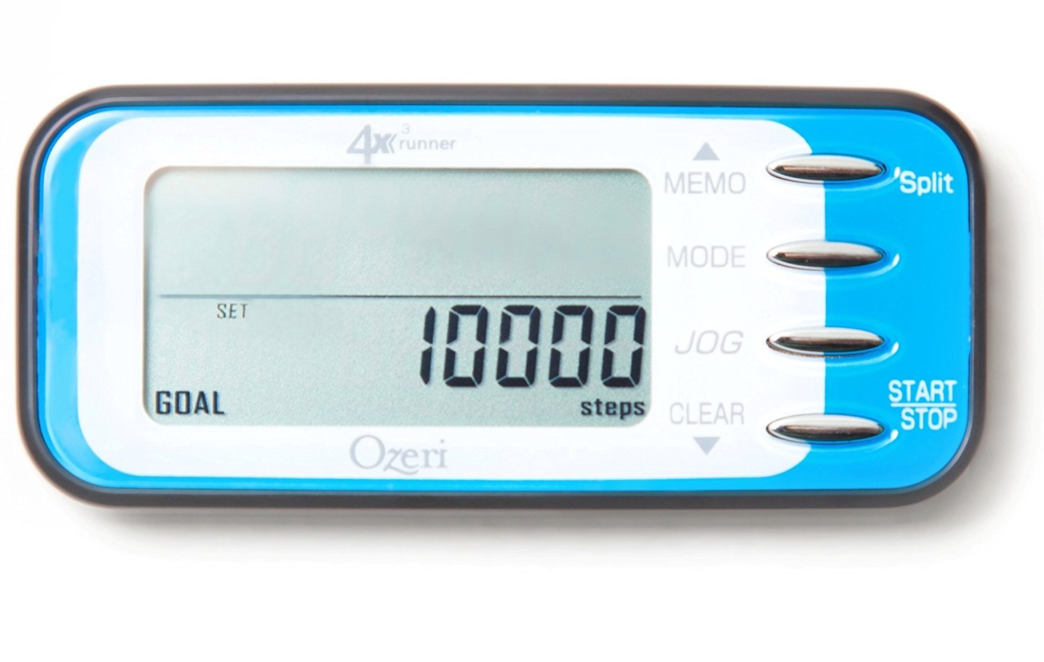 Ozeri 3D Pedometer - Dual Mode Activity Tracker for Walking & Running - Fitness & Sports